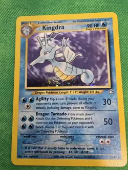 2000 POKEMON TCG NEO GENESIS 8/111 KINGDRA UNLIMITED HOLO RARE NEAR MINT - Image 1