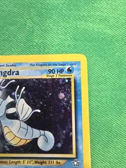 2000 POKEMON TCG NEO GENESIS 8/111 KINGDRA UNLIMITED HOLO RARE NEAR MINT - Image 4