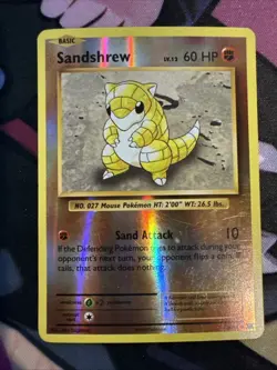 Pokemon TCG XY Evolutions LP Reverse Holo Sandshrew 54/108 - Image 1
