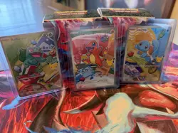 Pokemon First Partner Illustration Collection Series 1 Kanto Gen 1 Starters Set - Image 1