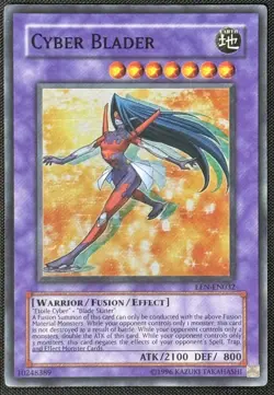 Yugioh Cyber Blader Unlimited Edition Super Rare EEN-EN032 LP - Image 1