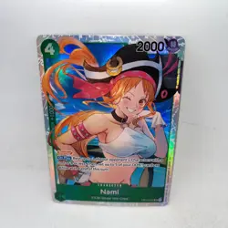 Nami OP14-031 Super Rare The Azure Sea's Seven One Piece Foil Near Mint - Image 1