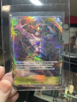 Portgas.D.Ace OP07-119 (SEC) ALT ART One Piece card Game NM English - Image 3