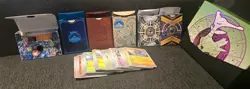 Pokemon Bulk 500 bundle Cards Plus Deck Boxes and ETB Box - Image 1