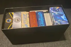 Pokemon Bulk 500 bundle Cards Plus Deck Boxes and ETB Box - Image 3