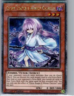Ghost Reaper & Winter Cherries Alt Art (PUR) RA03-EN014 - Yu Gi Oh Card - NM - Image 1