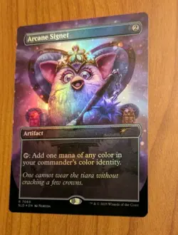 Arcane Signet 7065 mtg secret lair furbys the gathering FOIL NM - Image 1