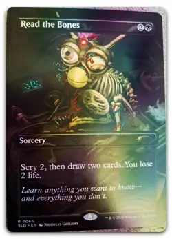 Read the Bones (Rainbow Foil) #7066 (NM) Secret Lair Drop SLD Magic MTG - Image 1
