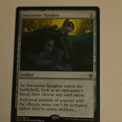 Wizards Magic: The Gathering Sorcerous Spyglass Eldraine Rare Artifact EN - Image 1