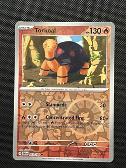 Pokemon Scarlet & Violet - Torkoal - 035/198 - Reverse Holo - M/NM - Image 2