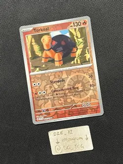 Pokemon Scarlet & Violet - Torkoal - 035/198 - Reverse Holo - M/NM - Image 3