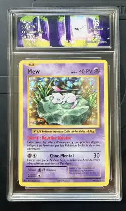 Carte Pokemon Mew 53/108 Holo XY Evolutions Collectaura 8 NM 🇫🇷 - Image 1