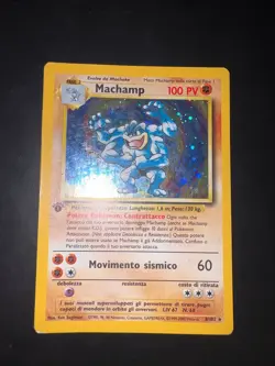 Pokemon Machamp 8/102 Rara Prima Edizione | Set Base Italiano Vintage - Image 1