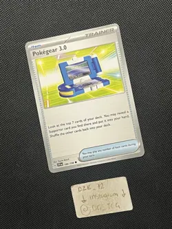 Pokemon Scarlet & Violet - Pokegear 3.0 - 186/198 - Non Holo Common - M/NM - Image 3