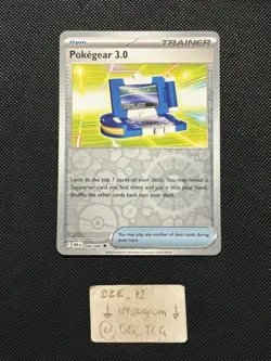 Pokemon Black Bolt - Pokegear 3.0 - 084/086 - Reverse Holo Uncommon - M/NM - Image 1