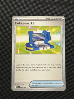 Pokemon Black Bolt - Pokegear 3.0 - 084/086 - Non Holo Uncommon - M/NM - Image 2