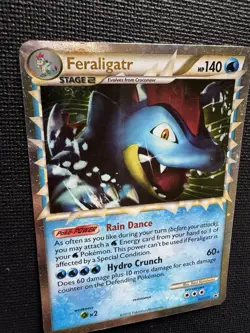 Pokemon Feraligatr Prime HGSS07 Holo Black Star Promo HGSS 2010 - Image 3