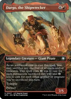 Dargo, the Shipwrecker (Borderless) - Near Mint MTG Special Guests - Image 1
