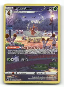 Kricketune GG02/GG70 - Crown Zenith Galarian Gallery - Pokemon Card NM/M - Image 1