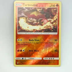 Turtonator 17/145 - Reverse Holo - Guardians Rising - Pokemon Card - NM - Image 1