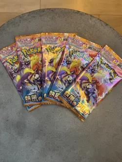 Pokemon Card Lot De 5 Boosters SV9a – Heat Wave Arena – Japonais – Neufs Scelles - Image 1