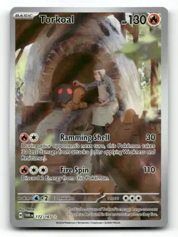 Torkoal 172/167 - Twilight Masquerade - Pokemon Card NM/M - Image 1