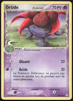 Carte Pokemon Ortide δ 42/110 Fantomes Holon Francais - Image 1