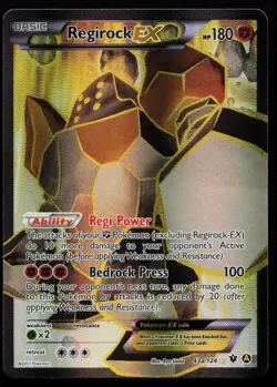 Regirock EX 43a/124 Alternate Art Promos PR Holo Promo Pokemon LP - Image 1
