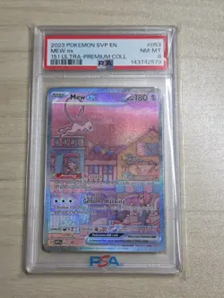 PSA 8 NM-MINT Mew Ex SVP053 ALTERNATE ART HOLO 151 UPC PROMO Pokemon Card - Image 4