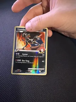 💥 Pokemon Card Rising Rivals 2009 - Houndoom 65/111 Reverse Holo Rare - Image 2