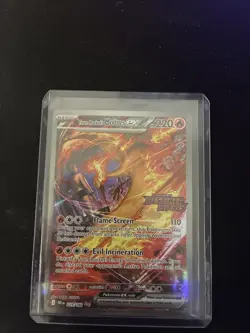 Team Rocket's Moltres ex - (Destined Rivals Stamp) 229/182 Miscellaneous Cards & - Image 1