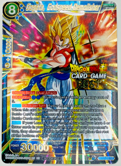 Gogeta Godspeed Demolisher Foil Dragon Ball Super Card Game FEST GOLD STAMP | LP - Image 1