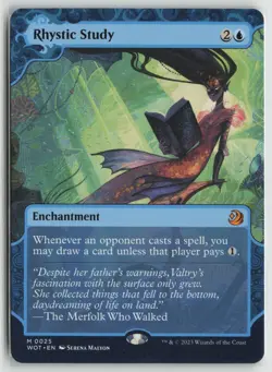 Rhystic Study LP Wilds of Eldraine: Enchanting Tales Magic: The Gathering - Image 1