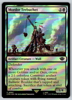 2023 The Lord of the Rings: Tales of Middle-earth Mordor Trebuchet Foil Common - Image 1