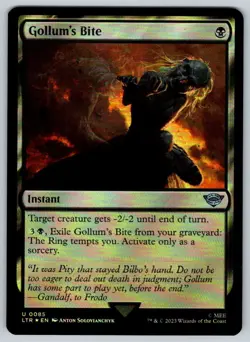 2023 Lord of the Rings Gollum's Bite1 Foil Uncommon #85 - Image 1