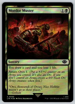 2023 Lord of the Rings Mordor Muster Foil Common #96 - Image 1