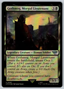 2023 Lord of the Rings Gothmog, Morgul Lieutenant Foil Uncommon #87 - Image 1