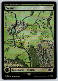 2023 Lord of the Rings Swamp2 Foil Land #276 - Image 1