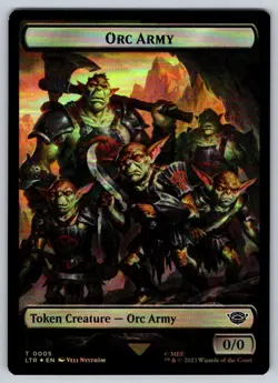 2023 Lord of the Rings Orc Army2 Foil Token #5 - Image 1