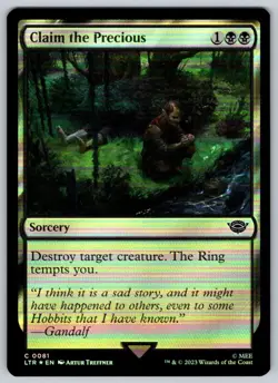 2023 Lord of the Rings Claim the Precious Foil Common #81 - Image 1