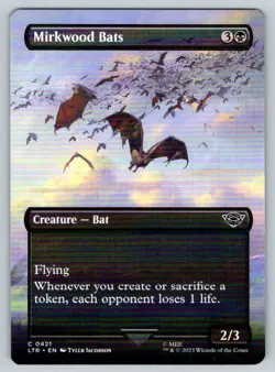 2023 Lord of the Rings Mirkwood Bats (Borderless) Common #421 - Image 1