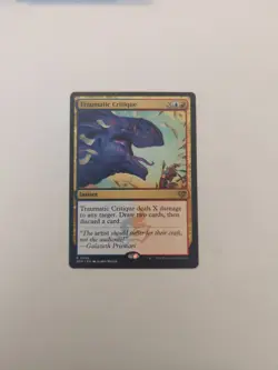 Traumatic Critique Secrets of Strixhaven Regular NM MTG - Image 1