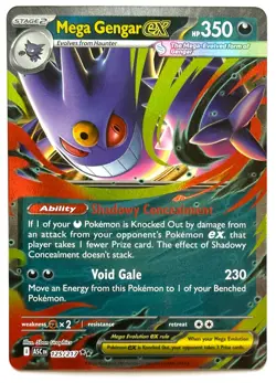 Mega Gengar ex 125/217 - Pokemon TCG - Ascended Heroes Double Rare Holo - Image 1