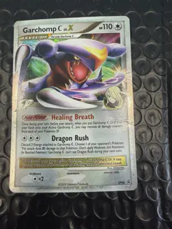 2009 Pokemon Supreme Victors Garchomp C LV. X 145/147 Rare Holo Card HP/DMG - Image 1