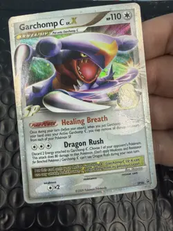 2009 Pokemon Supreme Victors Garchomp C LV. X 145/147 Rare Holo Card HP/DMG - Image 2