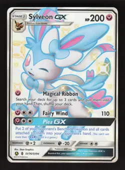 Sylveon GX SV76/SV94 Pokemon Fates Holo Full Art Card - Image 1