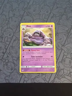 Pokemon: Muk #63/181 Rare Non-holo SM Team Up 2019 - NM - G126 - Image 1