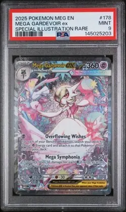 MEGA GARDEVOIR EX #178 PSA 9 2025 POKEMON MEG EN-MEGA EVOLUTION - Image 1