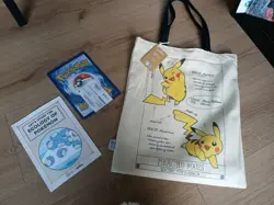 Pokemon X Natural History Museum TCG Pikachu Promo, Ecology Report And Tote Bag - Image 2