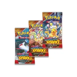 Pokemon Scarlet & Violet Surging Sparks 3-Pack Booster Blister - Zapados New - Image 3
